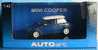 BMW MINI COOPER BLUE AUTOART 54824 1/43 WHITE ROOF DIE CAST MODEL - AutoArt