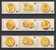 Romania 2006  / Romanian Old Gold Coins / 6 Val With 2 Labels Each - Monete