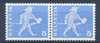 HELVETIA - Mi Nr 696x R (Paare) - Rollenmarke Mit Nummer Und Buchstabe - MNH** - Cote 9,00 € - Coil Stamps