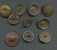 WW I RUSSIA BRITAIN, LOT OF 10 INSIGNIA COCKADE BUTTON - Buttons