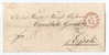 GERMANY - FRANKFURT, Envelope, Prephilately, Marks, 1856. (2) - Vorphilatelie