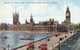 8143     Regno  Unito  Houses  Of  Parliament  And  Westminster  Bridge  VGSB  1956 - Houses Of Parliament