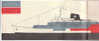 C0111  Brochure Illustrata NAVE TRANSATLANTICO CABO SAN VICENTE - YBARRA Line - SEVILLA Anni '50 - Europa