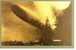 Nostalgia Series Postcard The Hindenburg Explodes1937 - Dirigeables