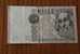 Billet De Banque -- Bank - Banco De ITALIA  1000 LIRES - 1000 Liras