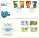 New Zealand 15 FDC Tennis Health  Commemorative Architecture - FDC