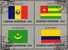 Delcampe - Flaggen VII 1986 UNO New York 499/14+ 4xKleinbogen O 55€ Neuseeland Laos Obervolta Gambia Island Angola Flag Sheet Bf UN - Obervolta (1958-1984)