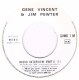 SP 45 RPM (7")  Gene Vincent / Jim Pewter  "  Radio Interview  " - Rock