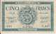 - ALGERIE - BILLETS - CINQ FRANCS - 16 - 11 - 1942 - N° 431 - V .117 - - Algeria