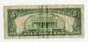 - ETATS-UNIS . 5 $  1995 . BILLET USAGE . PLIS - Biljetten Van De  Federal Reserve (1928-...)