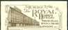 THE ROYAL HOTEL, Woburn Place, Russell Square, London (1929) Pour Réservation De M. De Longeaux... - Royaume-Uni