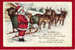 Embossed Santa And Reindeer.  1918 - Santa Claus