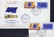 15 Years Europa-Rat 1964 Türkei 1901/2+FDC 4€ Flagge/Europasterne OTAN/CEPT-Mitläufer First Letter Cover Of Türkiye - 1964