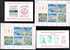 LOT MONACO EN EURO 4 BLOCS FEUILLETS + + +  NSC (**) FACIALE  ENV. 47,24 EUR - Collections, Lots & Series