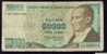 TURQUIE , 50000 TURK LIRASI ,14 OKT 1970, PAPER MONEY - Turkey