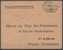 Kriegsgefangenensendung - Porto Frei - Franchise Postale - 15.5.1918 - Briefe U. Dokumente