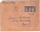 1946 - PNEUMATIQUE - LETTRE Avec ARC De TRIOMPHE (2x5F)  - TARIF RARE - 1944-45 Arc De Triomphe