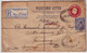 1926 - PERFORE De W.B.S - LONDON Sur LETTRE ENTIER POSTAL RECOMMANDEE Pour HAMBURG (ALLEMAGNE) - Perfins