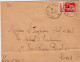 1937 - PAIX - TIMBRE ISSU De CARNET Avec PUB "BLEDINE" Sur LETTRE Pour TOURS - AMBULANT Paris à Tours - Briefe U. Dokumente