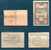 LOT DE 4 BILLETS A IDENTIFIER . - To Identify