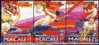 Delcampe - Drachenfestival 1997 MACAU 913/15,ZD+mini Sheet ** 43€ Drachenfest Mit Tänzer Und Bändern Fahnen Feuerwerk Bloc Bf Macao - Collections, Lots & Séries