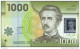 Chile 2010 1000 Pesos Ignacio Carrera Polymer UNC - Chili