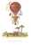 POSTCARDS WITHOLD BALLOONS  -  CPL. SET OF 5 DIFFERENT - MINT - Globos