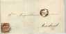 3537  Envuelta SANTIAGO Coruña 1868, Parrilla AS De Santiago - Briefe U. Dokumente