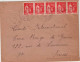 HTE VIENNE - PAIX - 1940 - BUREAU DE DISTRIBUTION -  LETTRE De DARNAC Pour La SUISSE - 1932-39 Peace