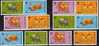 Delcampe - Happy New Year Jahr Des Ochsen 1997 HONG KONG Hongkong 785/8, 5ZD Plus Block 45 ** 22€ Chinesisches Neujahr Stickerei - Unused Stamps