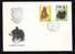 BEARS OURS FDC  1977 HUNGARY 2 COVERS COMPLET SET. - Orsi