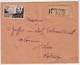 ALGERIE - LETTRE RECOMMANDEE De NASSI BAHBA Pour BLIDA - 1954 - Timbre Oublié à L'affranchissement - Covers & Documents