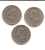 3 Pieces De 10 Fr 1967 1972 1973 - Polinesia Francesa