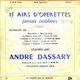 EP 45 RPM (7")  André Dassary  "  Le Pays Du Sourire  " - Clásica