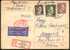 3rd REICH AIR MAIL R-POSTAL CARD 15+10+30 Pf. BERLIN TO BELGRADE 1944 - Briefe U. Dokumente