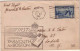 1947 -  LETTRE PAR AVION (AIRMAIL) De YARMOUTH Pour LORDVILLE (USA) - 1° VOL YARMOUTH - BOSTON - Airmail