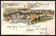 ALTE LITHO POSTKARTE GRUSS AUS ULFINGEN LUXEMBURG LUXEMBOURG BAHNHOF Station Gare Stollwerck Automaten Köln AK Postcard - Troisvièrges