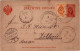RUSSIE - 1900 - CP ENTIER POSTAL Avec COMPLEMENT => ZITTAU (SACHSEN) - Stamped Stationery