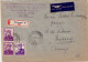 ROUMANIE - 1957 - LETTRE RECOMMANDEE PAR AVION De BUCAREST Pour STRASBOURG (ALSACE) - Covers & Documents