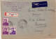 ROUMANIE - 1957 - LETTRE RECOMMANDEE PAR AVION De BUCAREST Pour STRASBOURG (ALSACE) - Brieven En Documenten