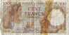 Billet 100 Francs Sully N°790 Vendu En L´état  état ( Voir Scan Recto Verso ) De 1941 - 100 F 1939-1942 ''Sully''