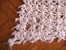 Ancien NAPPERON Blanc Au CROCHET 25x25 Cm - Spitzen Und Stoffe