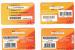 BULGARIA - GSM RECHARGE M-TEL - PRIMA 15: LOT OF 4 DIFFERENT  - USATA (USED) - RIF. 7554 - Bulgarien