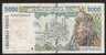 WAS  BENIN   P213Bl   5000  FRANCS   2002   Folds,NO P.h. ! FINE - Benin