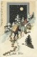 AK Neujahr Zwerg Laterne Goldmünzen Mond Sterne 1902 #09 - Nouvel An