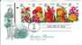 USA 1994 FDC Flora Flower Flowers Roses Lilt Gladiola Marigold Rose Zinnia - 1991-2000