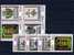 Historische Posthausschilder 1990 DDR 3306/9, 4-Block, ER-VB Plus 16xZD ** 46€ Thurn- Und Taxis Sheet From Germany - Lots & Kiloware (mixtures) - Max. 999 Stamps