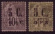 GUADELOUPE - Yvert N°10 Et 11 * MLH - COTE = 45 EUROS - - Nuevos