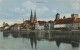 AK Regensburg Donauansicht Color 1918 Feldpost #33 - Regensburg