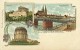 AK Regensburg Walhalla Brücke Befreiungshalle Farblitho 1900 #35 - Regensburg